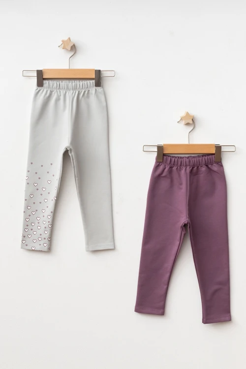 Kalp Baskılı Tayt 74355