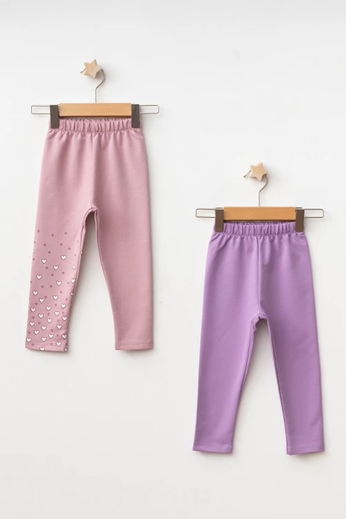 Kalp Baskılı Tayt 74355