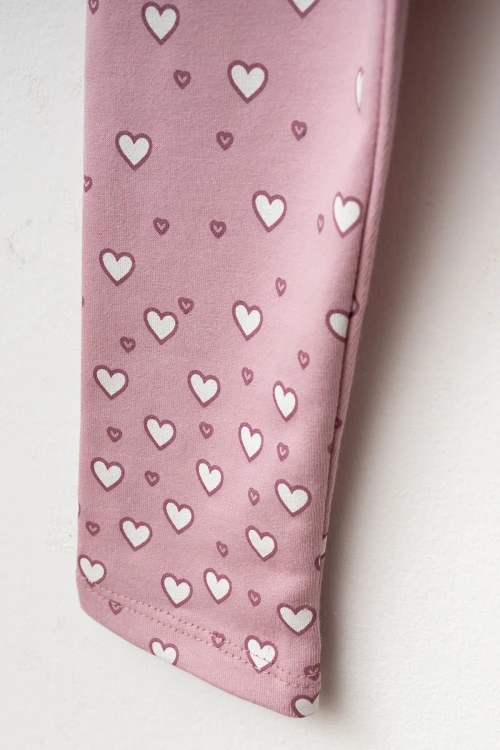 Kalp Baskılı Tayt 74355