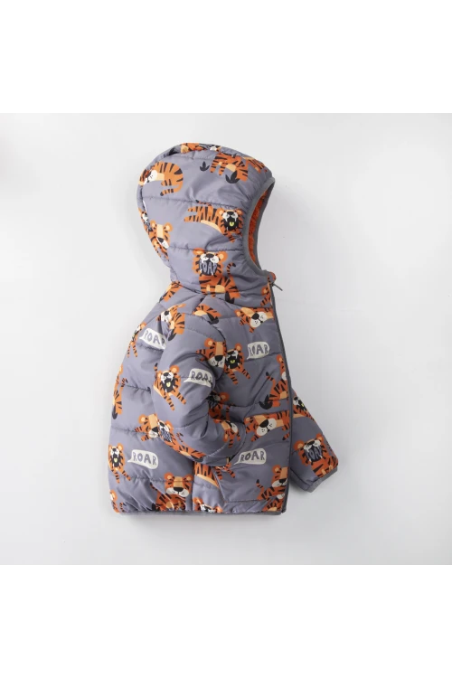 Kaplan Desenli Erkek Bebek Mont 51329