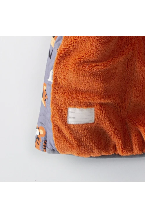 Kaplan Desenli Erkek Bebek Mont 51329