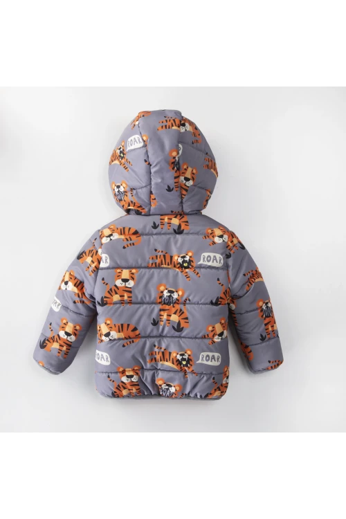 Kaplan Desenli Erkek Bebek Mont 51329