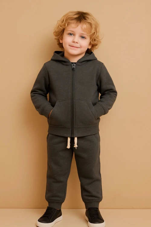 Kapşonlu Erkek Çocuk Takım 20411