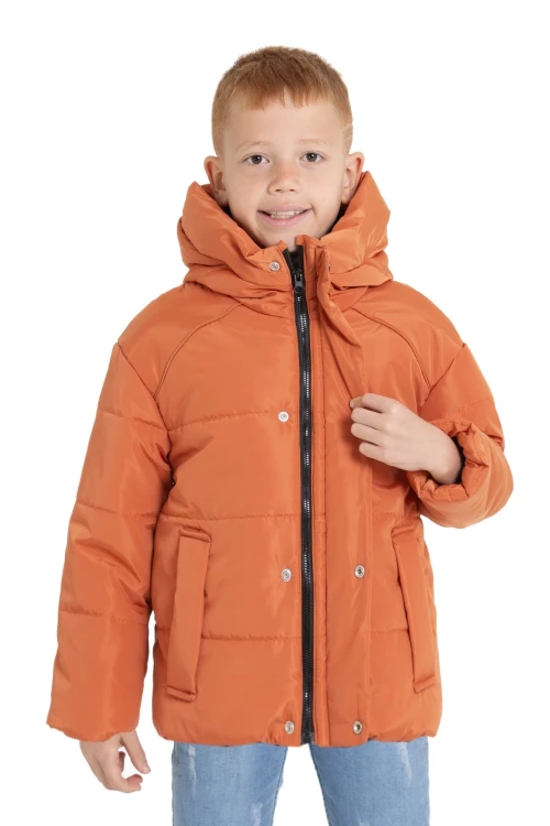 Kapşonlu Kışlık Erkek Çocuk Mont 4234