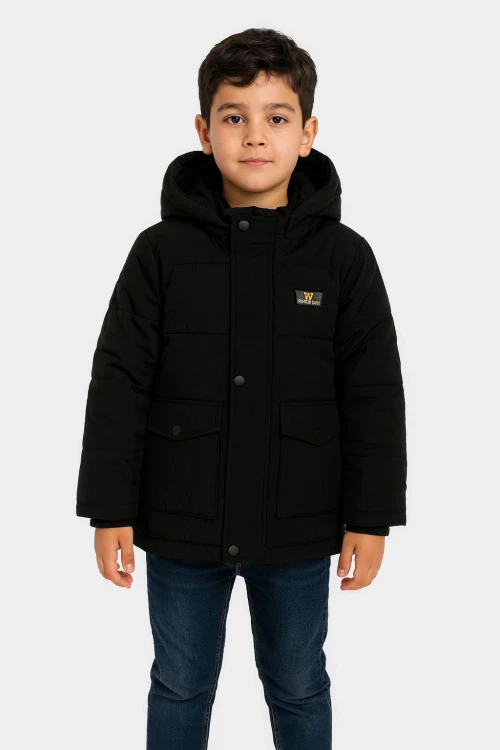 Kapşonlu Kışlık Erkek Çocuk Mont 4250