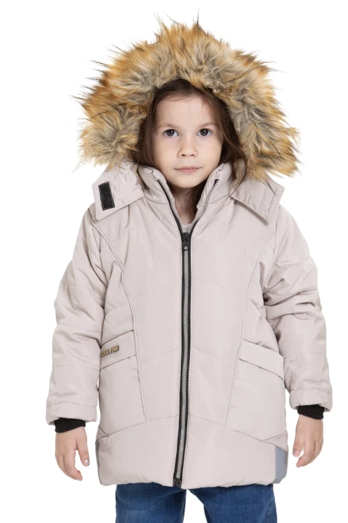 Kapşonlu Kışlık Kız Çocuk Mont 4043