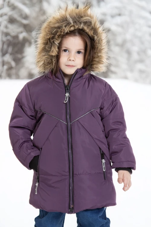 Kapşonlu Kışlık Kız Çocuk Mont 4200