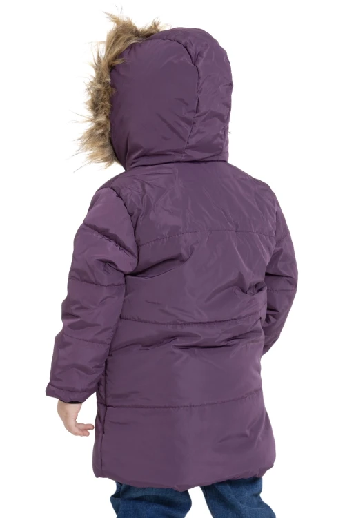 Kapşonlu Kışlık Kız Çocuk Mont 4200