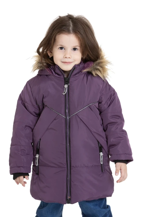 Kapşonlu Kışlık Kız Çocuk Mont 4200