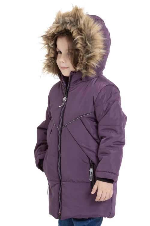 Kapşonlu Kışlık Kız Çocuk Mont 4200