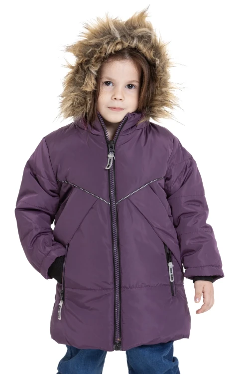 Kapşonlu Kışlık Kız Çocuk Mont 4200