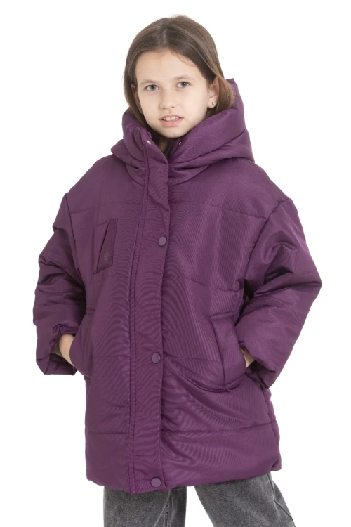 Kapşonlu Kışlık Kız Çocuk Mont 4235