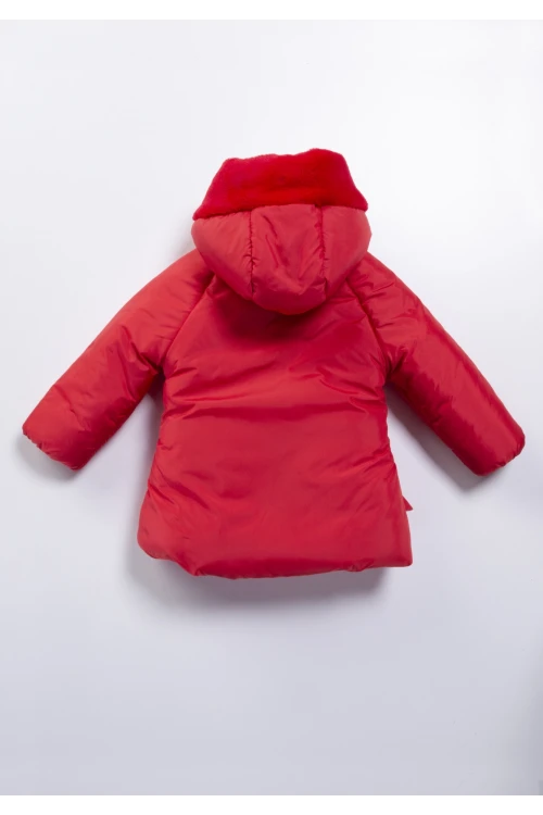 Kapşonlu Kız Mont 22476