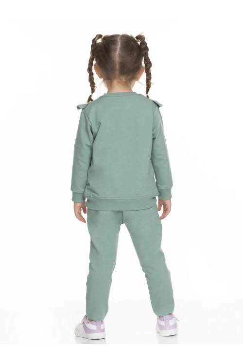 Kelebek Baskılı Fırfırlı Takım 54308-1