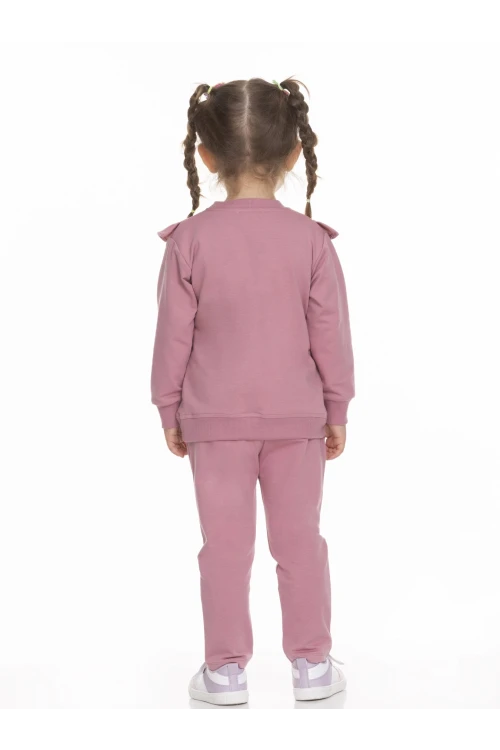 Kelebek Baskılı Fırfırlı Takım 54308-1