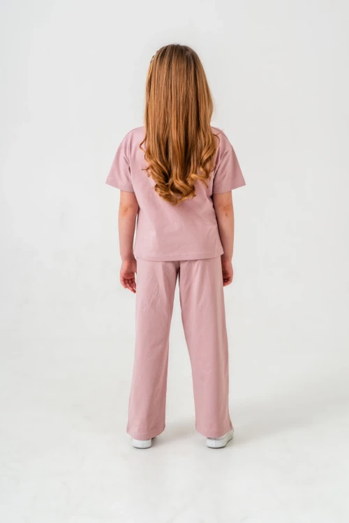 Kelebek Baskılı Kız Çocuk Takım 034