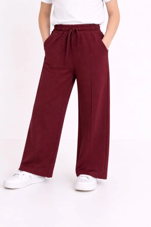 Kız Çocuk Dökümlü Modal Pantolon 20608