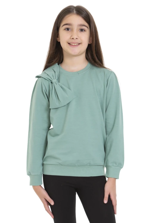Kurdela Detaylı Kız Çocuk Sweat 74257