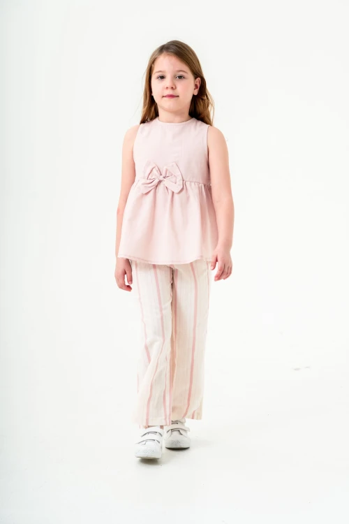 Kurdela Detaylı Kız Çocuk Takım 3834