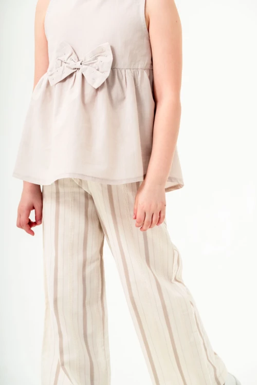 Kurdela Detaylı Kız Çocuk Takım 3834