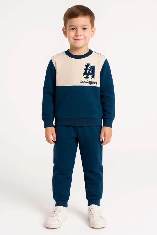 LA Nakışlı Erkek Çocuk Takım 20409