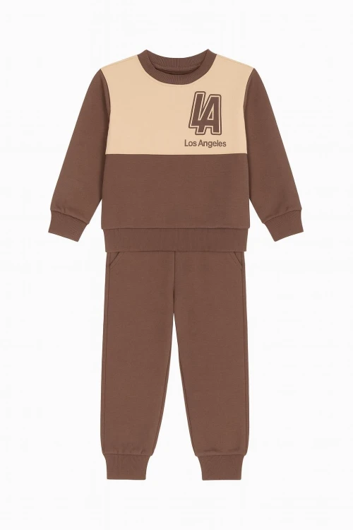 LA Nakışlı Erkek Çocuk Takım 20409