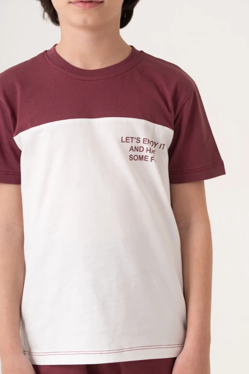 Lets Enjoy Baskılı Erkek Çocuk Takım 50602