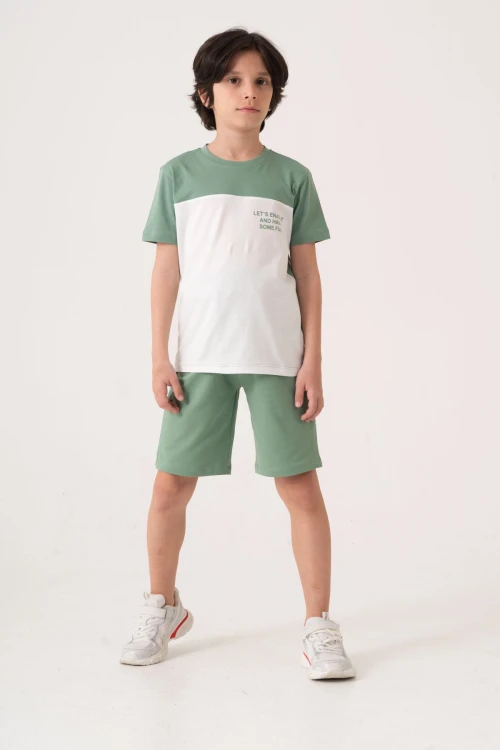 Lets Enjoy Baskılı Erkek Çocuk Takım 50602