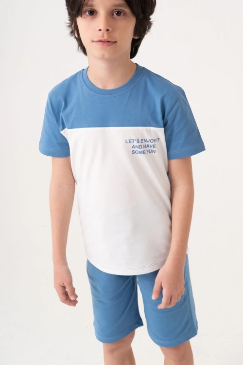 Lets Enjoy Baskılı Erkek Çocuk Takım 50602