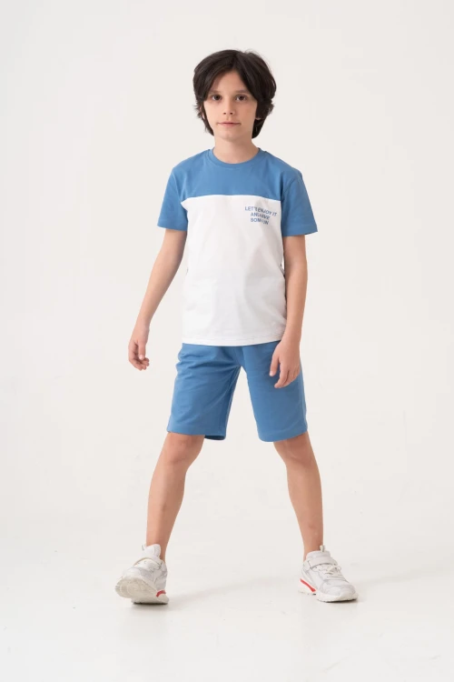 Lets Enjoy Baskılı Erkek Çocuk Takım 50602