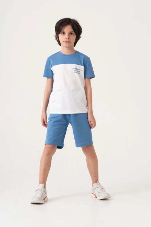 Lets Enjoy Baskılı Erkek Çocuk Takım 50602