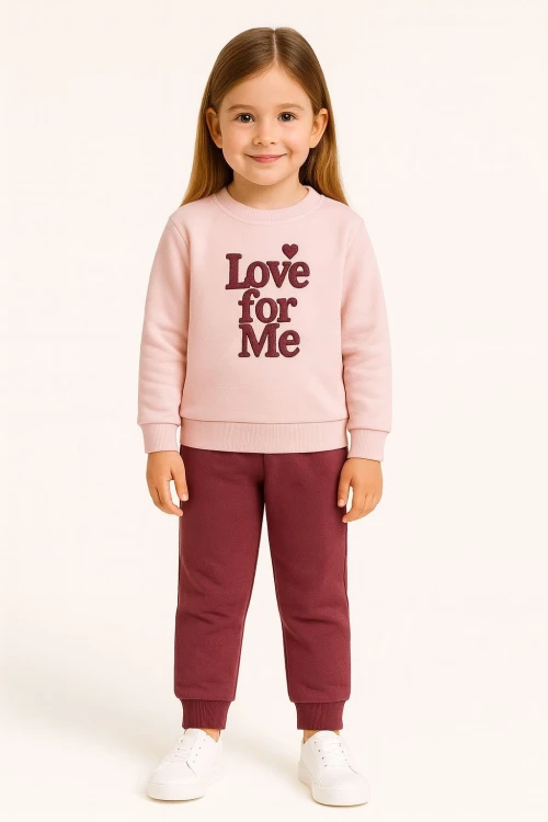 Love For Nakışlı Kız Çocuk Takım 20457