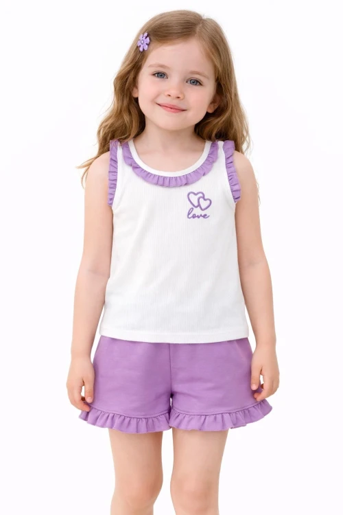 Love Nakışlı Kız Takım 50364