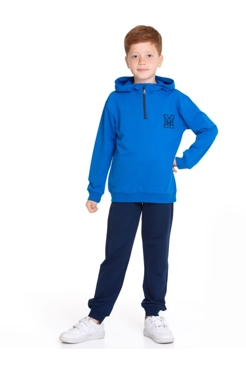 M. Nakışlı Fermuarlı Eşofman Takımı 54404