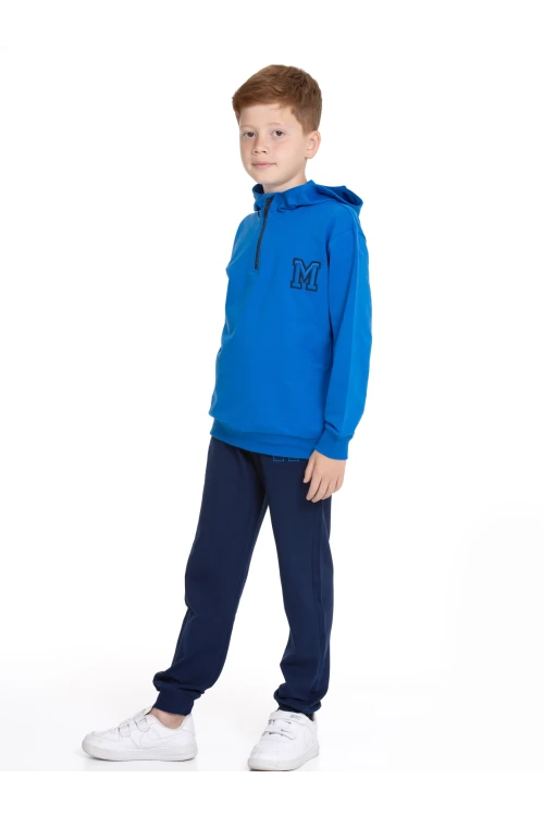 M. Nakışlı Fermuarlı Eşofman Takımı 54404