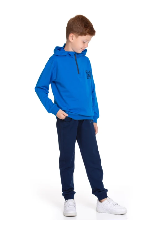 M. Nakışlı Fermuarlı Eşofman Takımı 54404