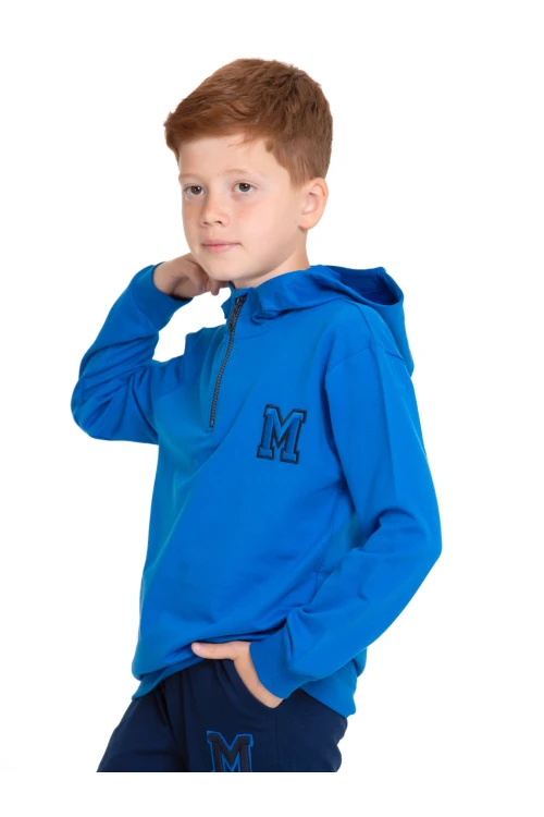 M. Nakışlı Fermuarlı Eşofman Takımı 54404