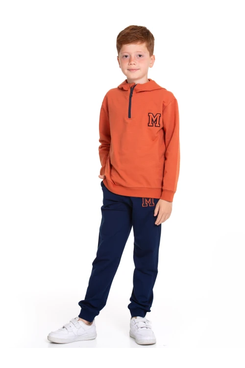 M. Nakışlı Fermuarlı Eşofman Takımı 54404