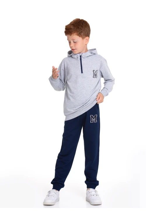 M. Nakışlı Fermuarlı Eşofman Takımı 54404