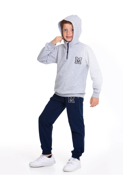 M. Nakışlı Fermuarlı Eşofman Takımı 54404