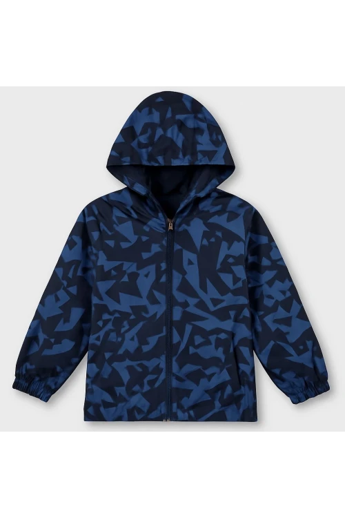 Mermer Desen Erkek Çocuk Yağmurluk 3627