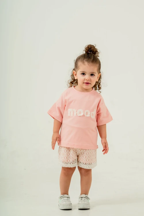 Mood Nakışlı Şortlu Kız Takım 12243
