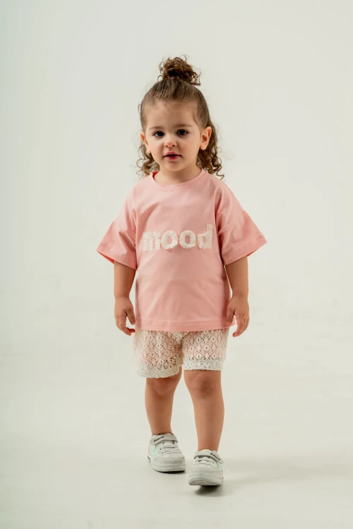 Mood Nakışlı Şortlu Kız Takım 12243
