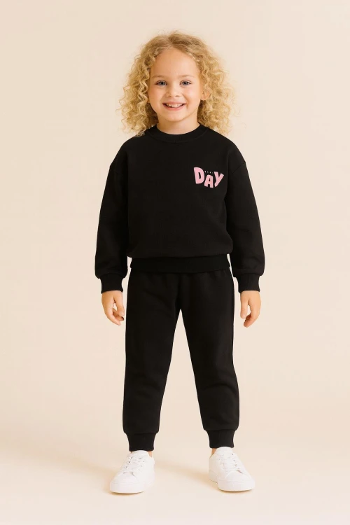 Nice Day Baskılı Kız Bebek Takım 20150