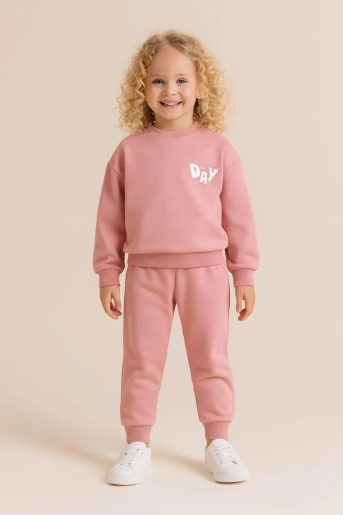 Nice Day Baskılı Kız Bebek Takım 20150