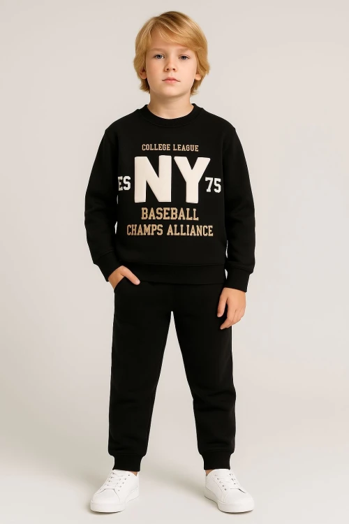 Ny Baskılı Erkek Çocuk Takım 20405