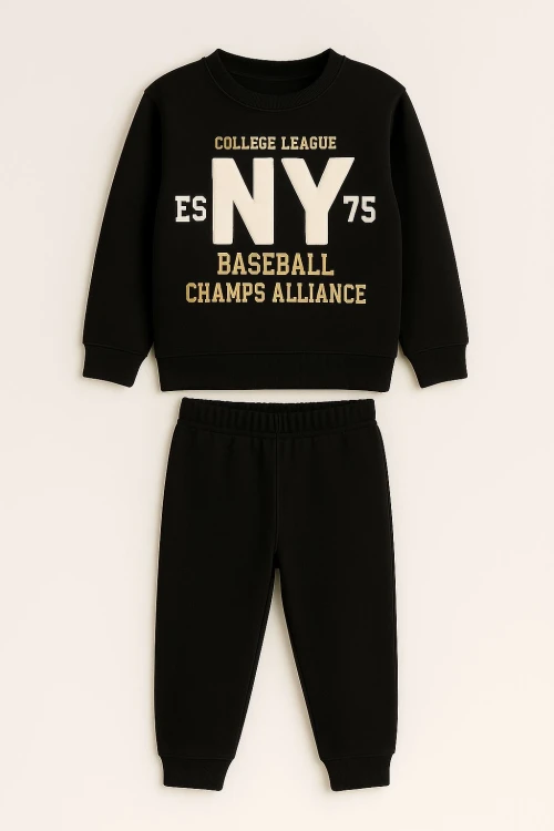 Ny Baskılı Erkek Çocuk Takım 20405
