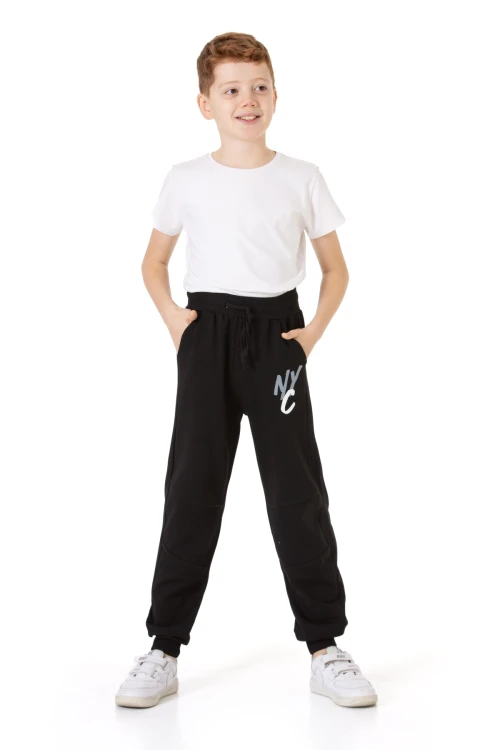 Nyc Baskılı Erkek Çocuk Eşofman Altı 74613