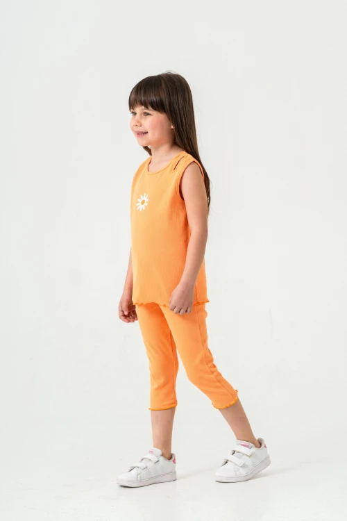 Papatya Nakışlı Taytlı Takım 50354