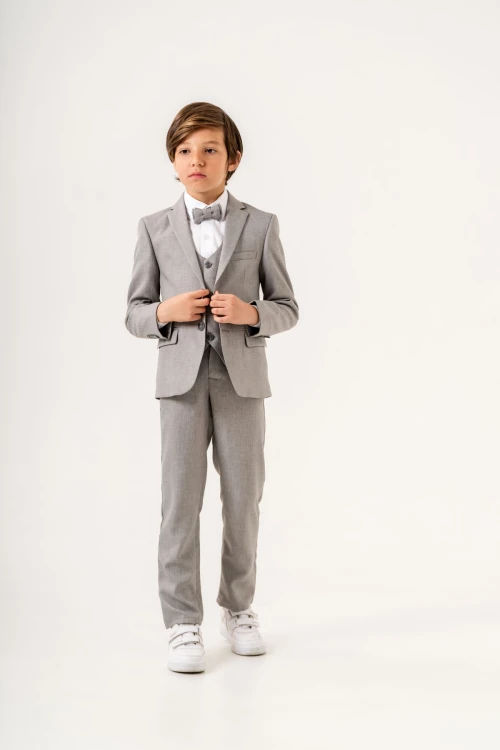 Papyonlu Ceketli Takım Elbise 4001